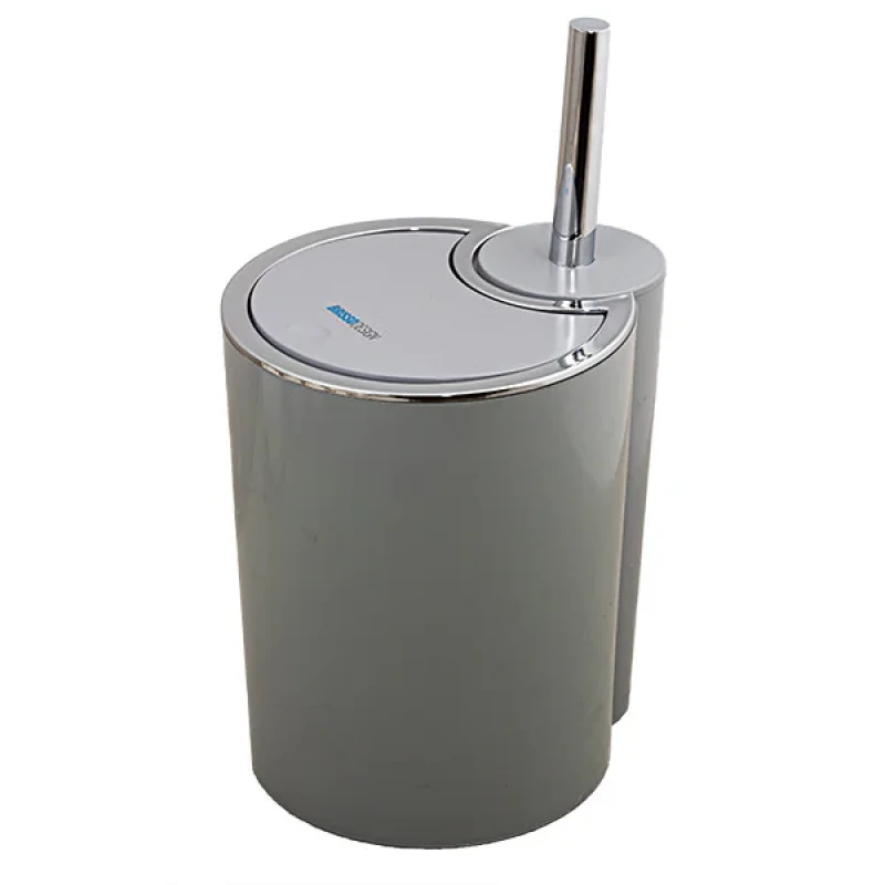 ست سطل زباله و فرچه بریسو دیزاین مدل  BRS - Silv 2