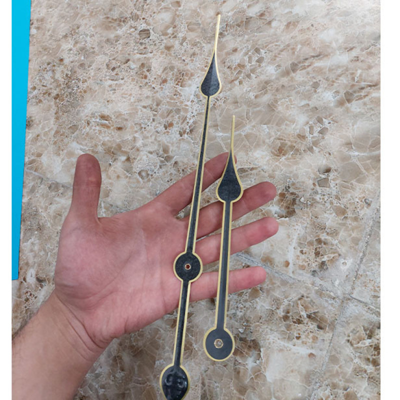 عقربه ساعت دیواری مدل روستیک 33CM بسته دو عددی
