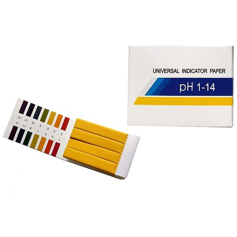 کاغذ پی اچ سنج مدل Universal Indicator paper بسته 80 عددی