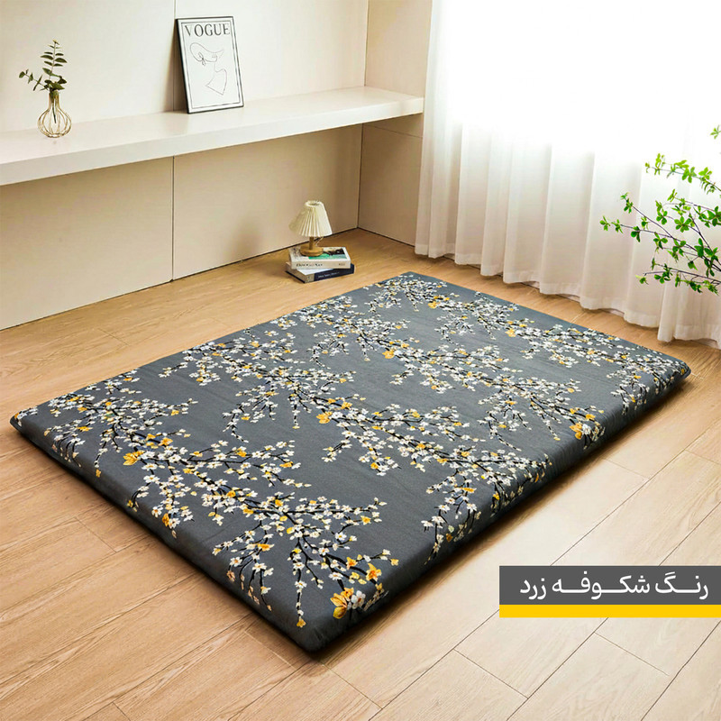 تشک مهمان آنیسا مدل شکوفه یکنفره سایز 85×185 سانتی متر