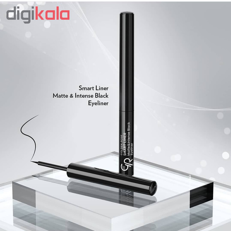 خط چشم گلدن رز مدل Matte & Intense