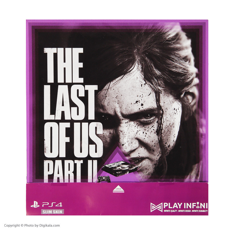 برچسب پلی استیشن ۴ اسلیم و دسته بازی پلی اینفینی مدل The Last of Us Part II 04