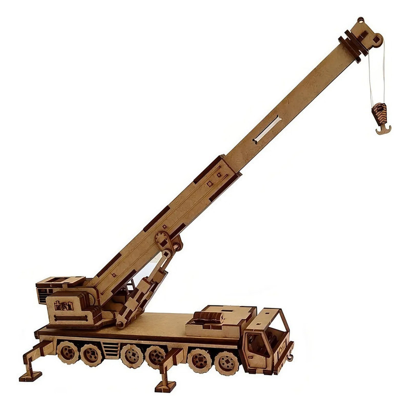 ساختنی 245 تکه مدل ماکت چوبی جرثقیل کد M213