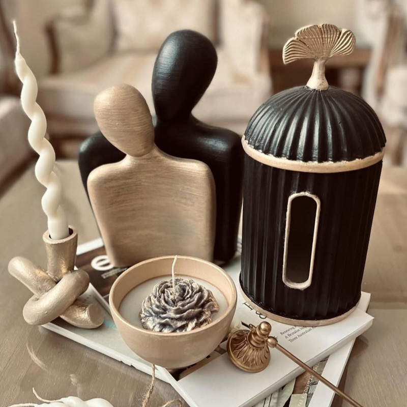 جای دستمال کاغذی مدل برگ