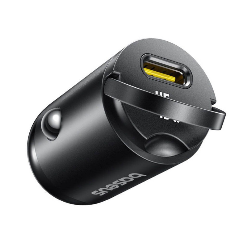 شارژر فندکی 45 وات بیسوس مدل  PrimeTrip 45W C02068 به همراه کابل USB-C