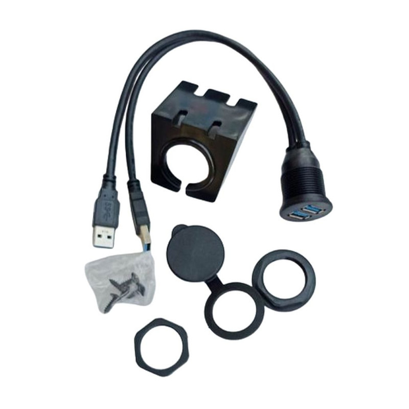 پورت پنلی خودرو مدل دوال USB.3