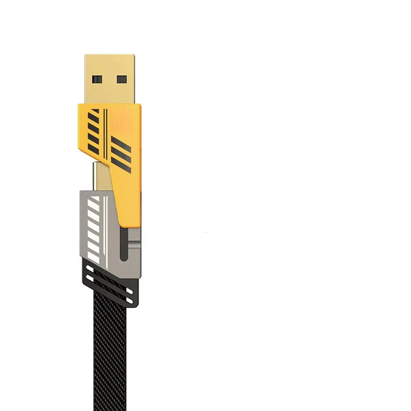 کابل تبدیل USBUSB-C به لایتنینگUSB-C نوهان مدل NX-JJ0401 طول 1.2 متر