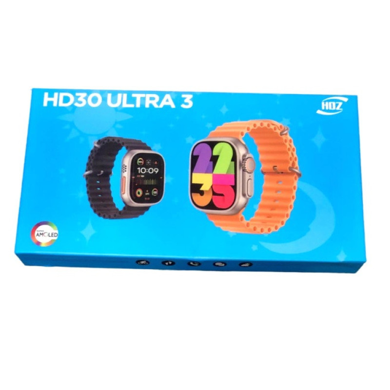 ساعت هوشمند 42 میلیمتری مدل HD30 ULTRA 3 با بند اوشن