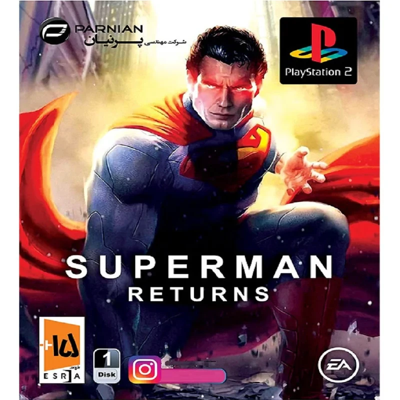 بازی Superman Returns مخصوص PS2 نشر پرنیان