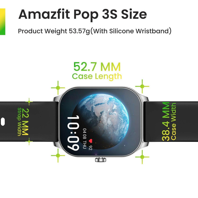 ساعت هوشمند امیزفیت مدل SHK SMART POP UP 3 SPORT