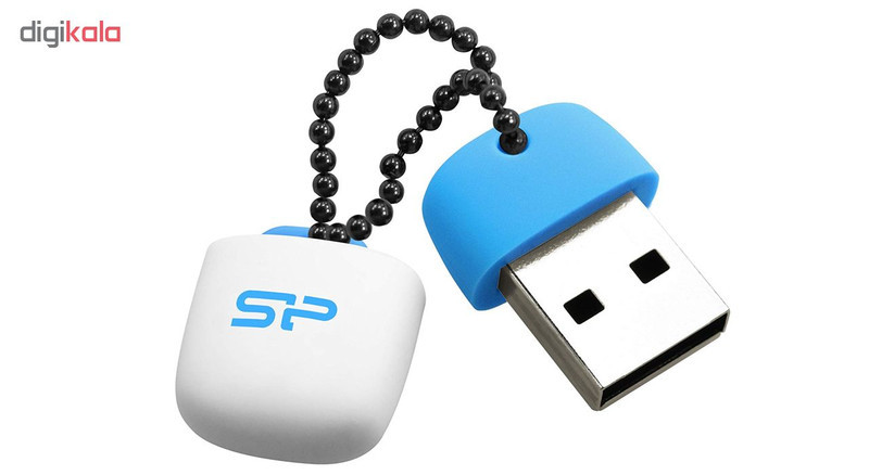 فلش مموری سیلیکون پاور مدل Touch T07 ظرفیت 32 گیگابایت، رابط USB 2.0، سازگار با ویندوز و مک، سرعت خواندن 15 مگابیت بر ثانیه و سرعت نوشتن 5 مگابیت بر ثانیه، طراحی مقاوم و سبک
