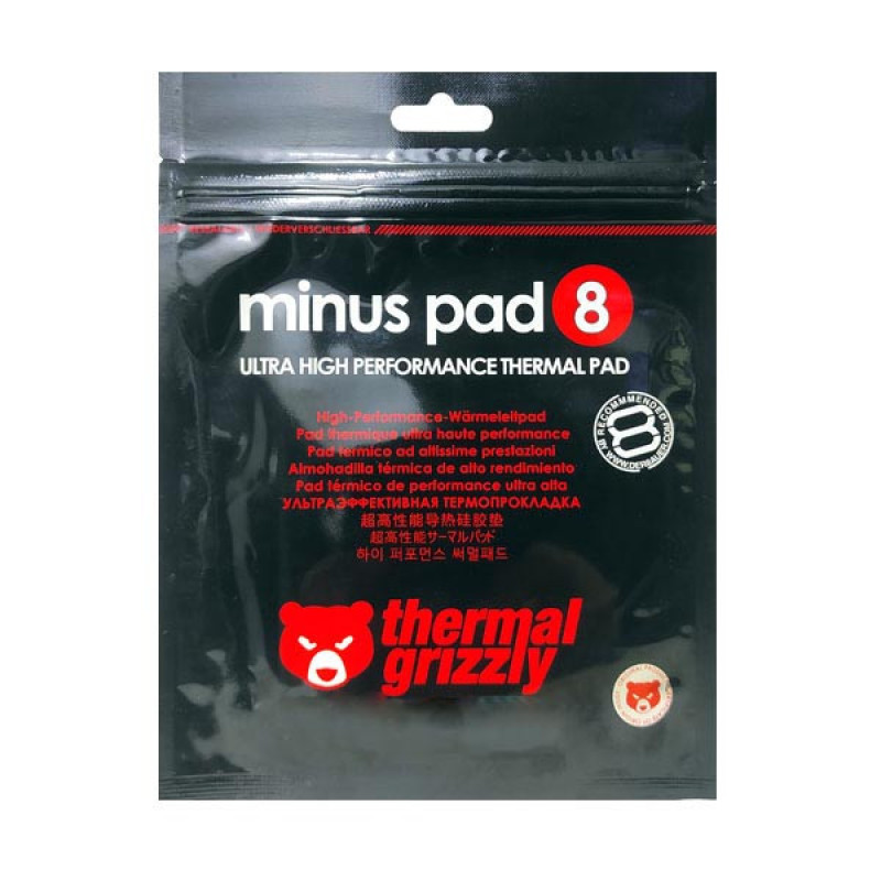 پد خمیر سیلیکون گریزلی مدل minus pad8-100*100*2m