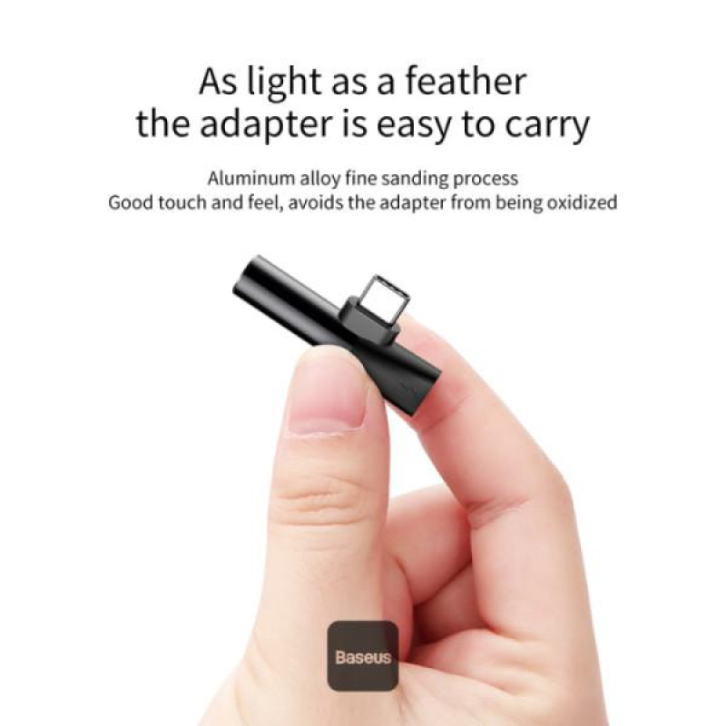 مبدل USB-C به AUXUSB-C باسئوس مدل l41