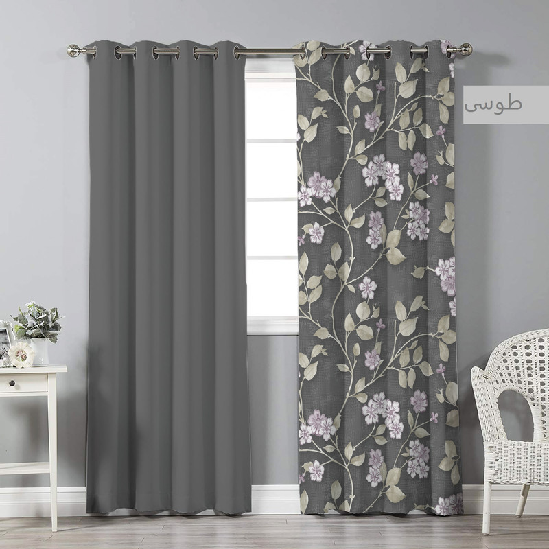 پرده نیروانا مدل pl1089 سایز 280x140 سانتی‌متر