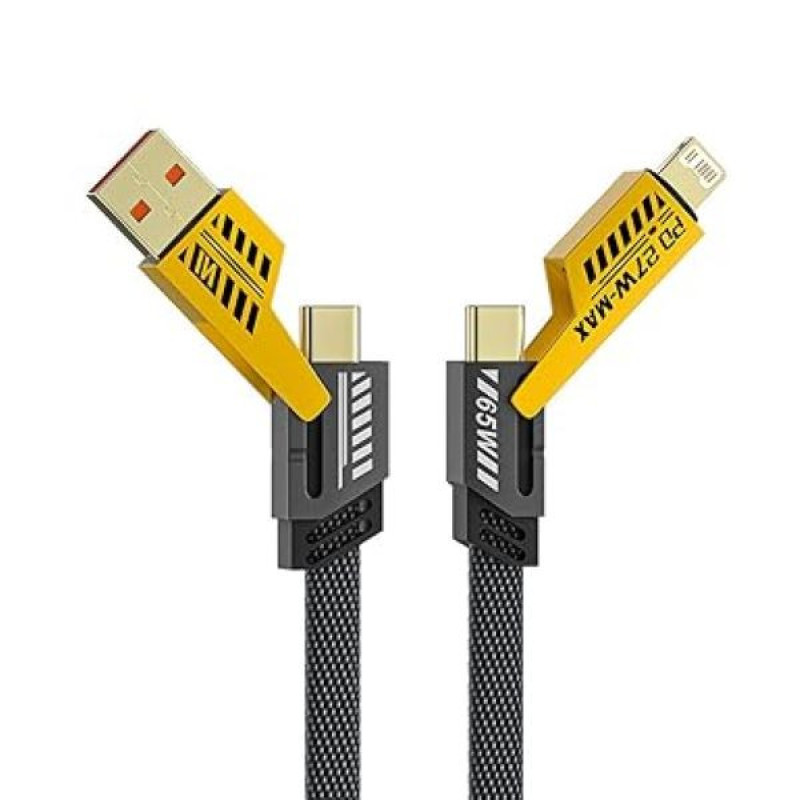کابل تبدیل USB  USB-C به لایتنینگ  USB-C مدل NOHON 4IN1 FAST طول 1.2 متر