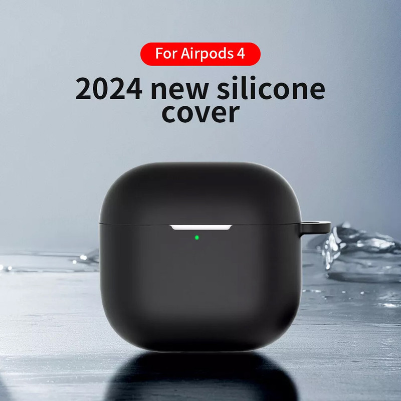 کاور گلستیک مدل Silicon GL مناسب برای کیس اپل AirPods 4