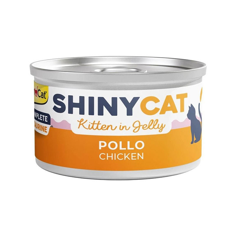 کنسرو غذای بچه گربه جیم کت مدل Cat Food Kitten Chicken طعم مرغ وزن 70 گرم بسته 6 عددی