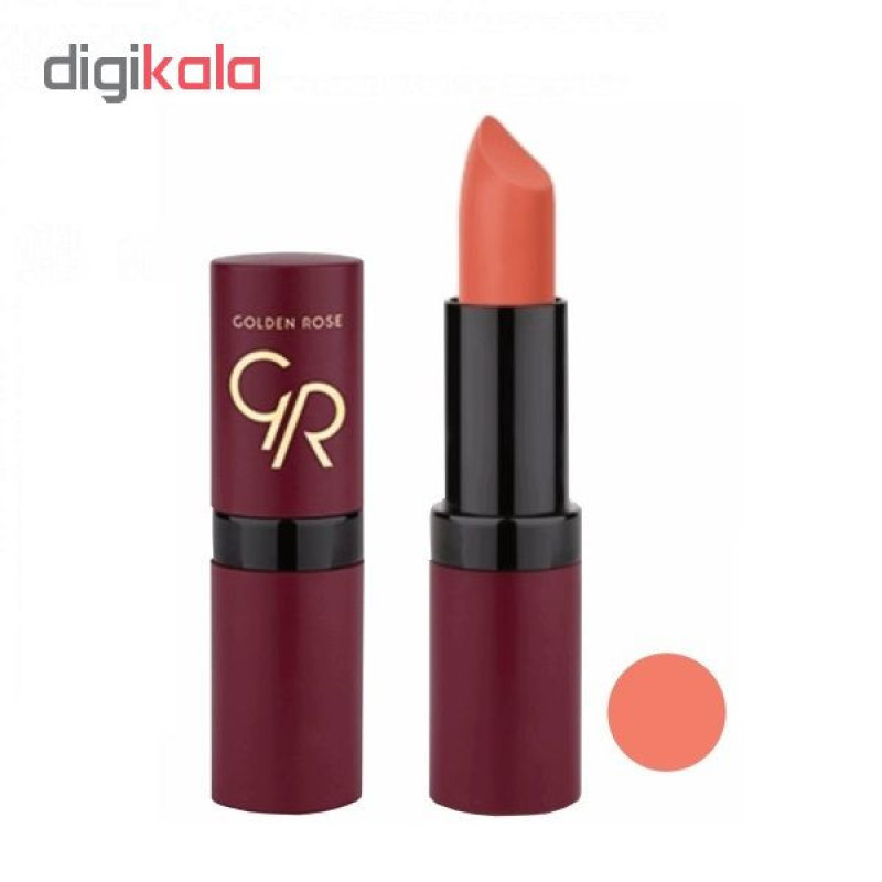 رژلب گلدن رز مدل Velvet شماره 21