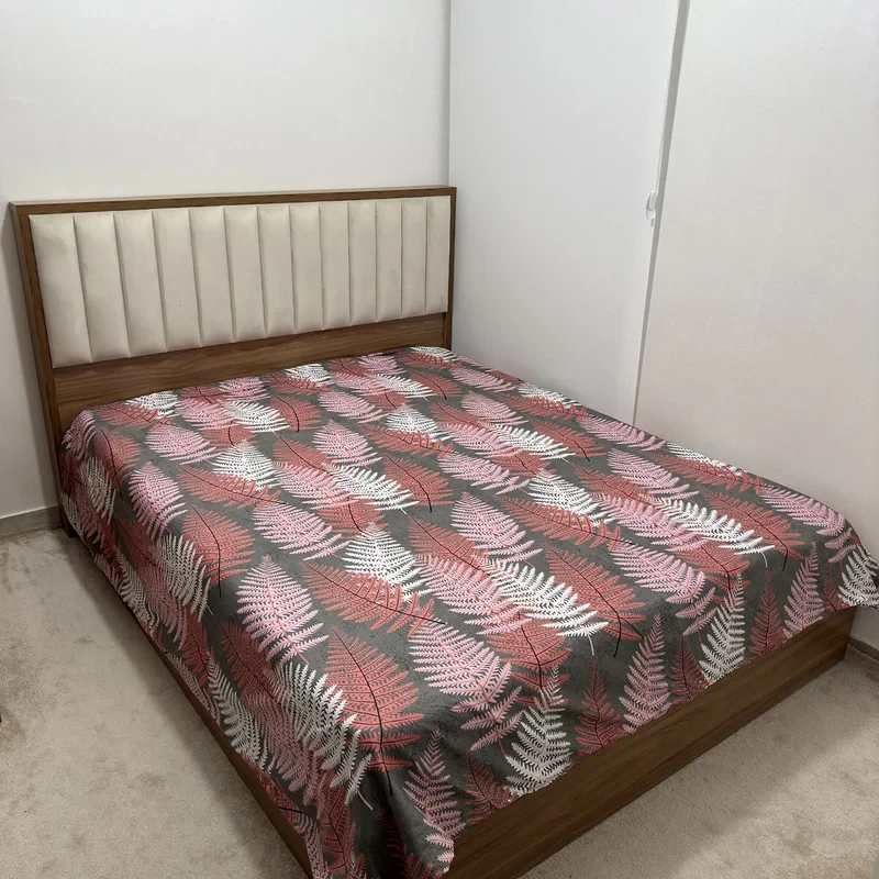 کاور لحاف ناتوسا مدل سرخس دو نفره سایز 220x240 سانتی متر