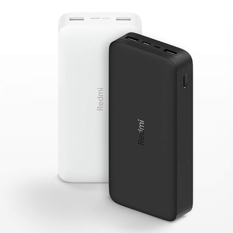 پاوربانک 18 وات شیائومی مدل Redmi PB200LZM ظرفیت 20000 میلی آمپرساعت به همراه شارژر دیواری سامسونگ و کابل تبدیل