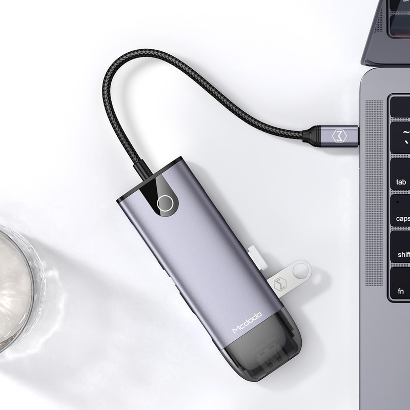 هاب 10 پورت USB-C مک دودو مدل HU7420