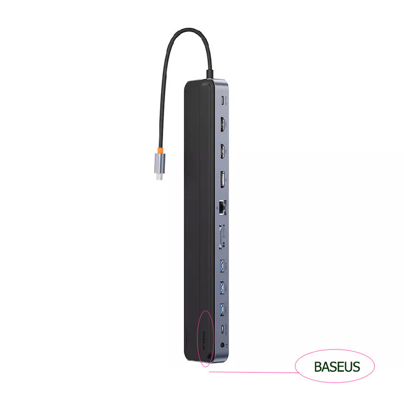 هاب 12 پورت USB-C باسئوس مدل BS-OH062