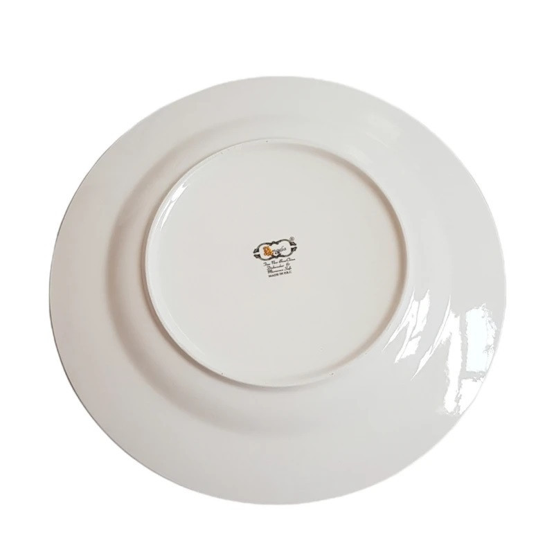 دیس چینی دایره‌ای مدل ZP-511 با قطر 30 سانتی‌متر، مناسب سرو غذا و دسر، قابل شستشو با دست و ماشین ظرفشویی