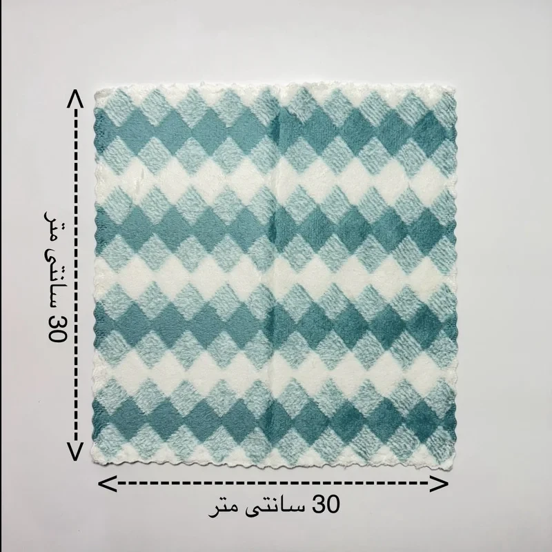 دستمال نظافت خانه و آشپزخانه میلان مدل سوپر پولیشی لوزی