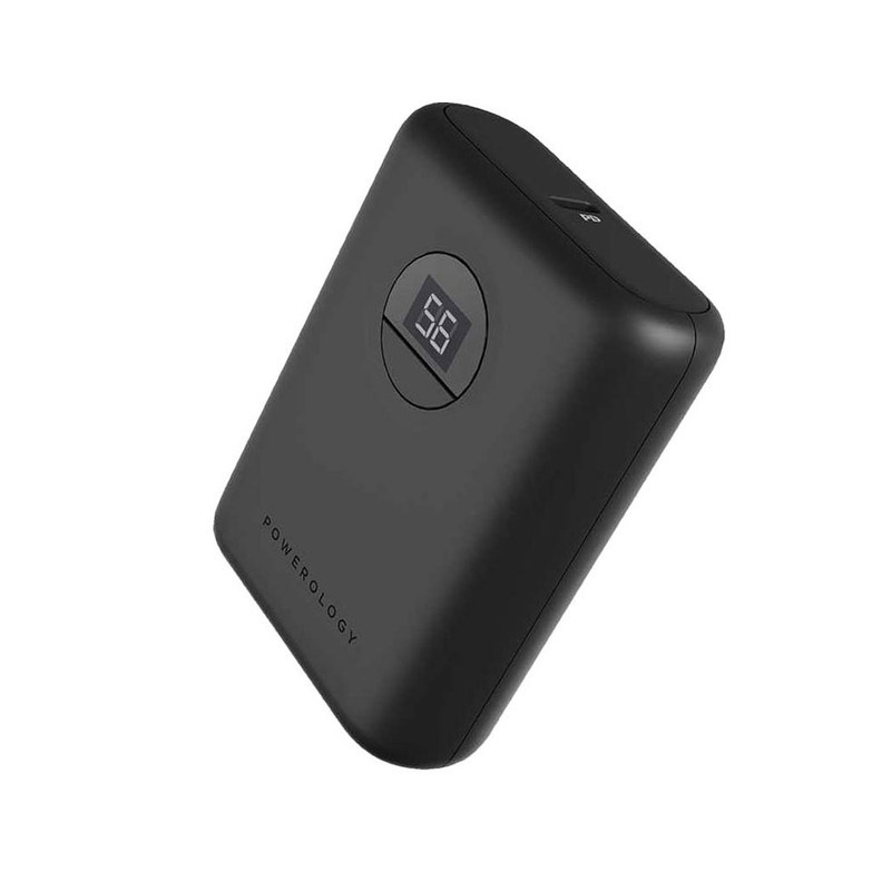 پاوربانک 20 وات پاورلوژی مدل Ultra Compact PPBCHA04 ظرفیت 10000 میلی‌آمپرساعت