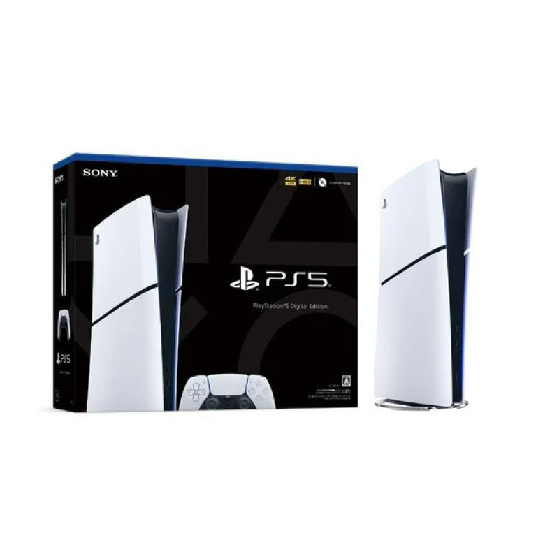 کنسول بازی سونی مدل PlayStation 5 Slim Digital Edition ظرفیت 825 گیگابایت ریجن CFI-2116 اروپا به همراه دسته اضافی