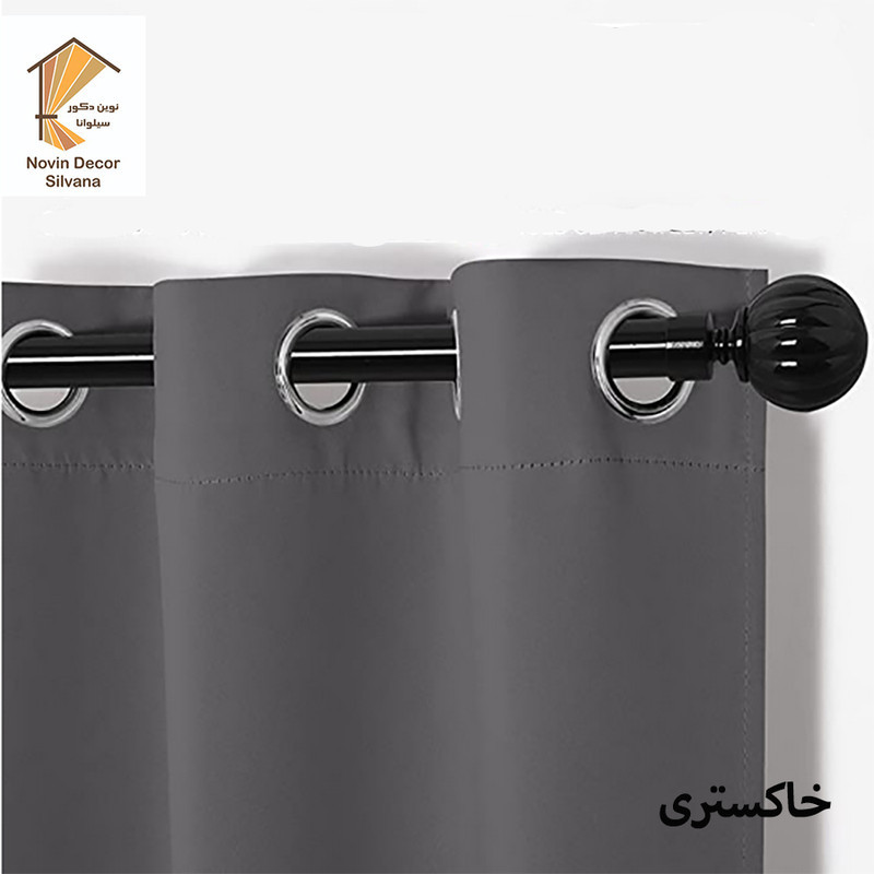 پرده پانچ نوین دکور سیلوانا مدل کتان 1_28 سایز 280x140 سانتی‌متر
