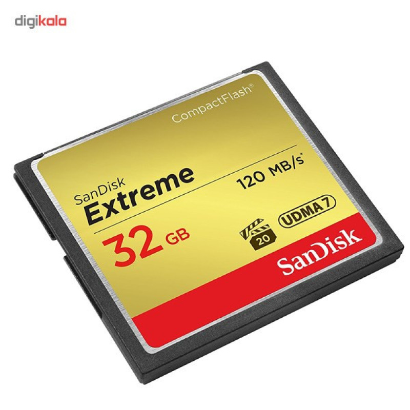 کارت حافظه CompactFlash سن دیسک مدل Extreme سرعت 800X 120MBps ظرفیت 32 گیگابایت