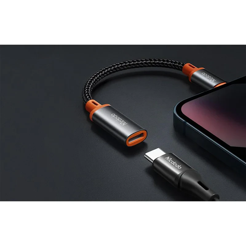 کابل تبدیل USB-C به لایتنینگ مک دودو مدل CA1440 طول 0.11 متر