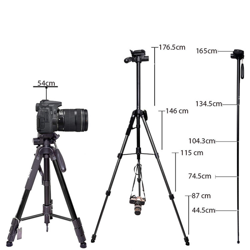 سه پایه دوربین جی ماری مدل KP-2254