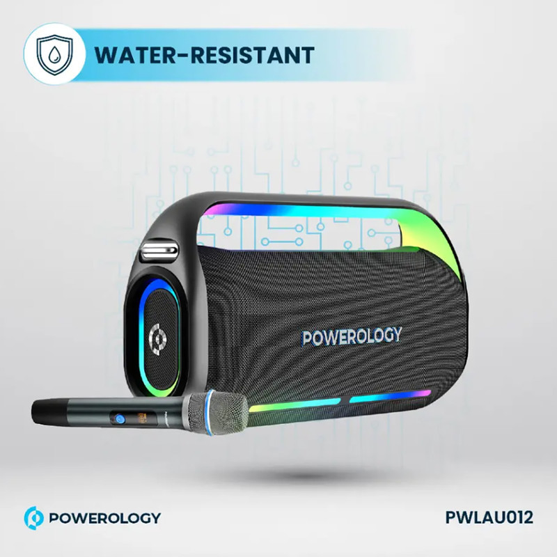 اسپیکر بلوتوثی قابل حمل پاورولوجی مدل PWLAU012