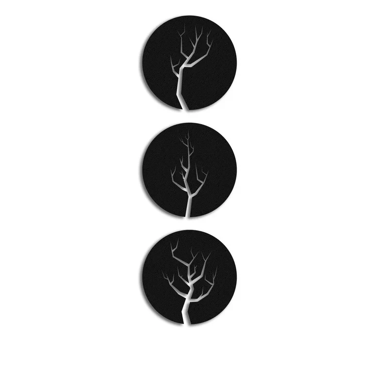 دیوارکوب طرح درخت مدل tr-s03 مجموعه سه عددی