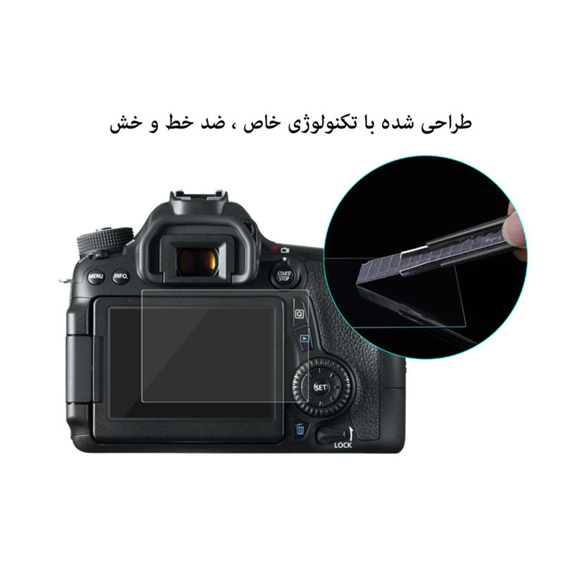 محافظ صفحه نمایش دوربین پلوز مدل Nano Six Layer مناسب برای دوربین کانن 90D