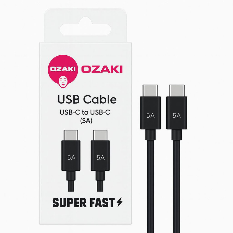 کابل USB-C اوزاکی مدل Fast-45w طول 1 متر