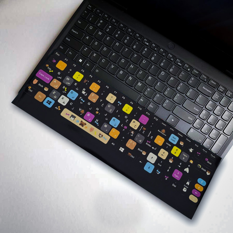برچسب حروف فارسی کیبورد کد 22