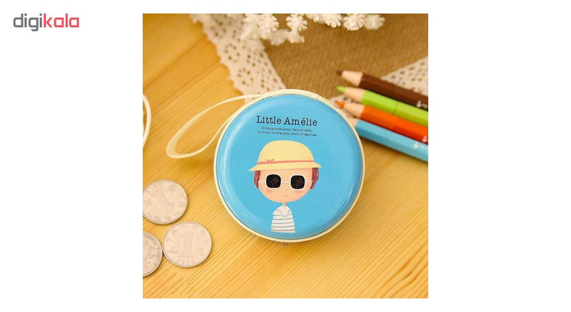 کیف هندزفری مدل LA05 طرح Little Amelie