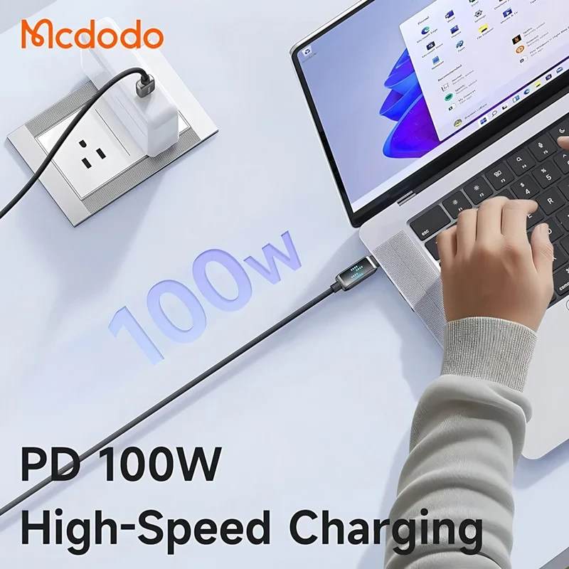 کابل USB-C مک دودو مدل CA-4250 100W طول 1.2 متر