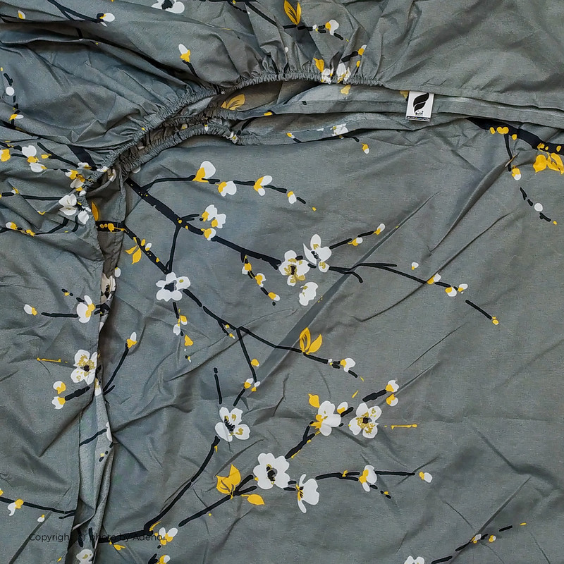 ملحفه آدنو مدل گلریز کد CH52 دونفره سایز 160x200 سانتی متر
