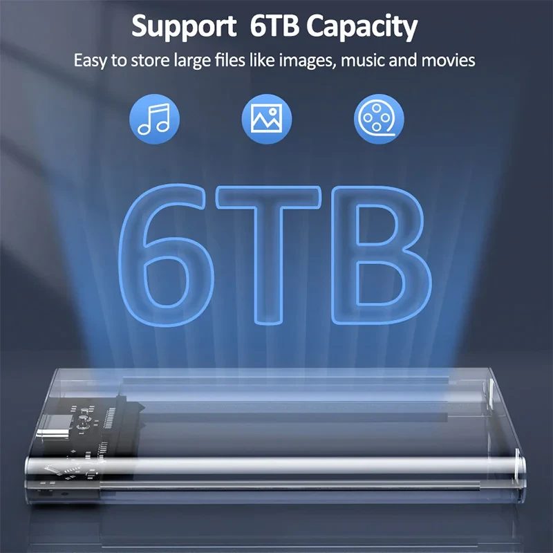 قاب هارد دیسک 2.5 اینچ اکسترنال USB-C مدل US-128