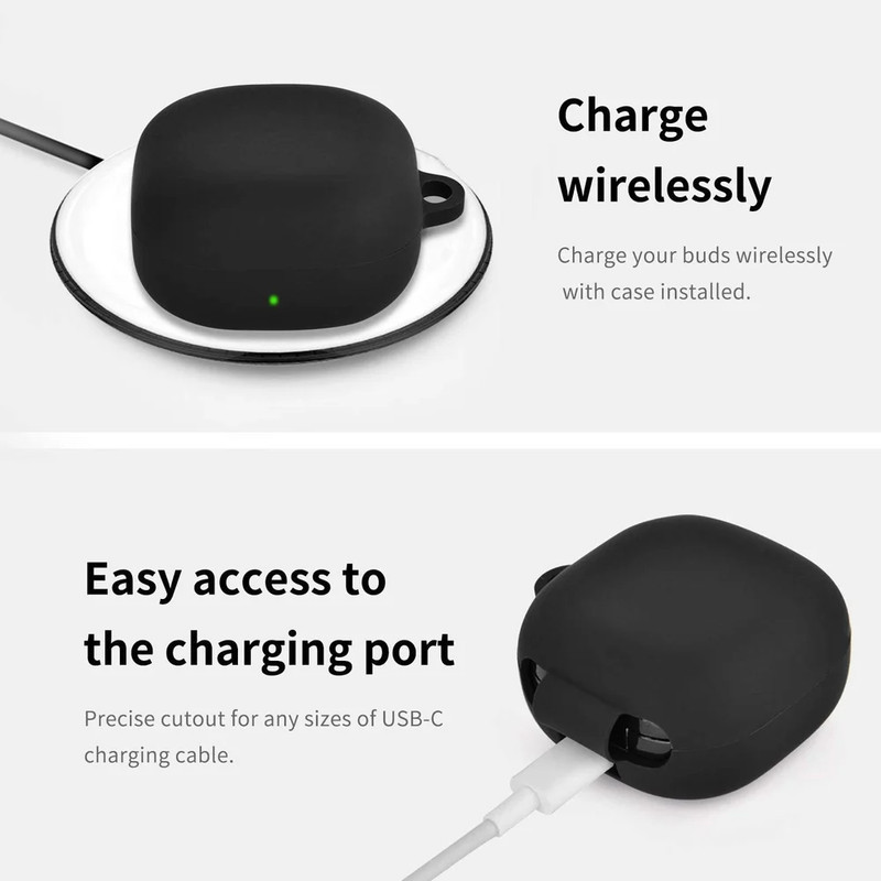 کاور هاپلایت مدل Silicone HL مناسب برای کیس هدفون بی‌سیم سامسونگ Galaxy Buds Pro