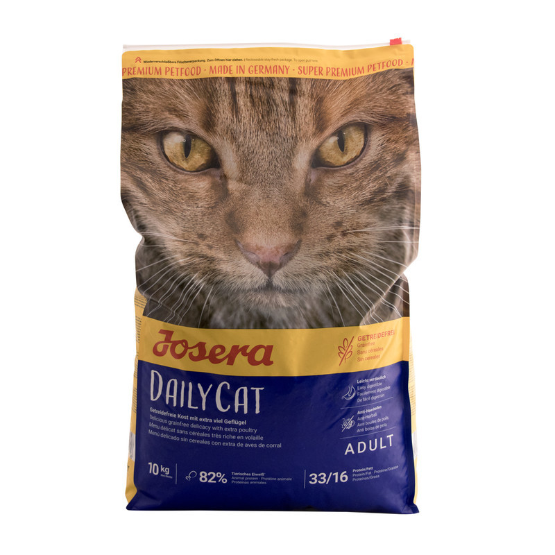 غذای خشک گربه جوسرا مدل DailyCat وزن 10 کیلوگرم