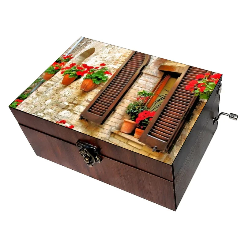 جعبه موزیکال مدل گل کد B349