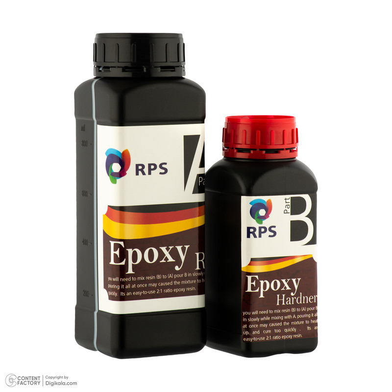 رزین اپوکسی مدل EHR001 حجم 1500 میلی لیتر به همراه هاردنر