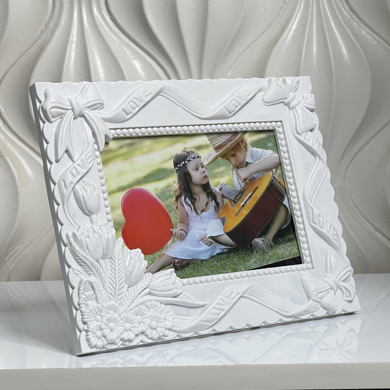قاب عکس مدل گل برجسته  13x18