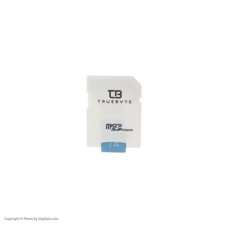 کارت حافظه MicroSDHC تروبایت مدل 633X-V10 کلاس 10 استاندارد UHS-I U1 سرعت 95MBPS ظرفیت 16 گیگابایت به همراه آداپتور SD و کارت‌خوان
