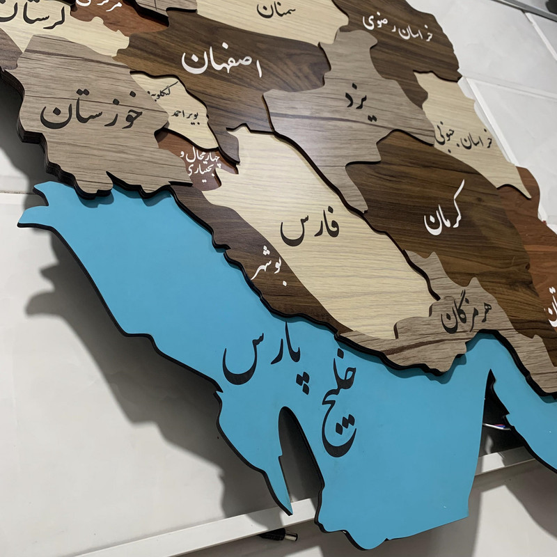 تابلو نوری مدل نقشه ایران